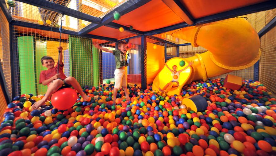 indoor soft play area at White Acres Holiday Park