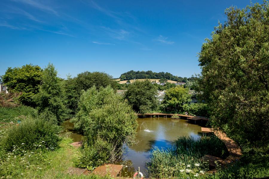 fishing lake at Golden Sands Holiday Park