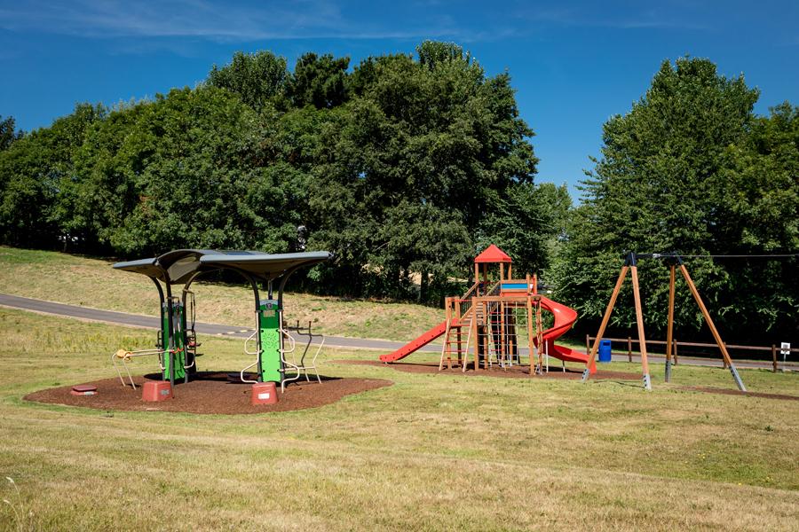 adventure playground at Golden Sands Holiday Park
