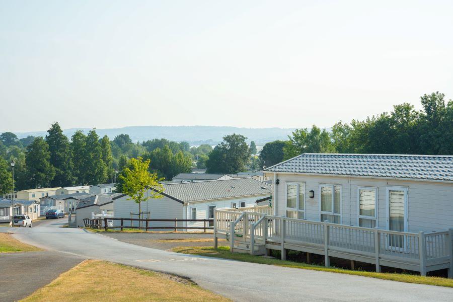 Golden Sands Holiday Park caravans in Devon at Dawlish