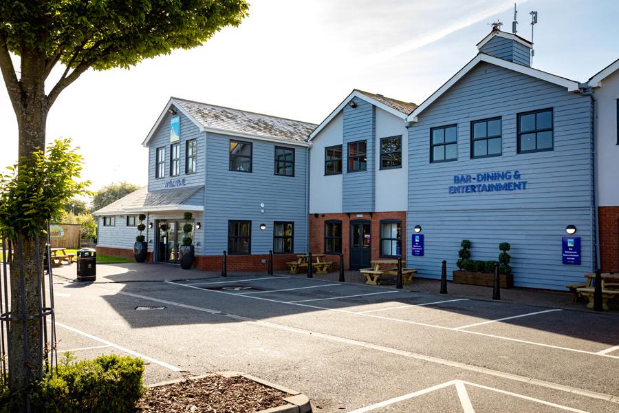 main club house at Dovercourt Holiday Park