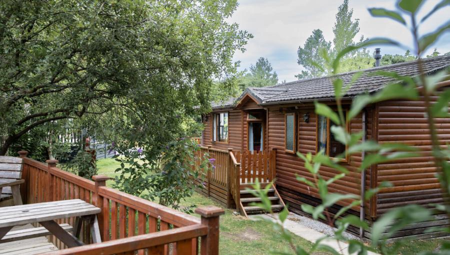 lodges on the park at River Valley Country Park