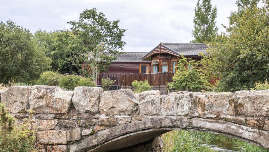 lodges in River Valley Country Park near Penzance