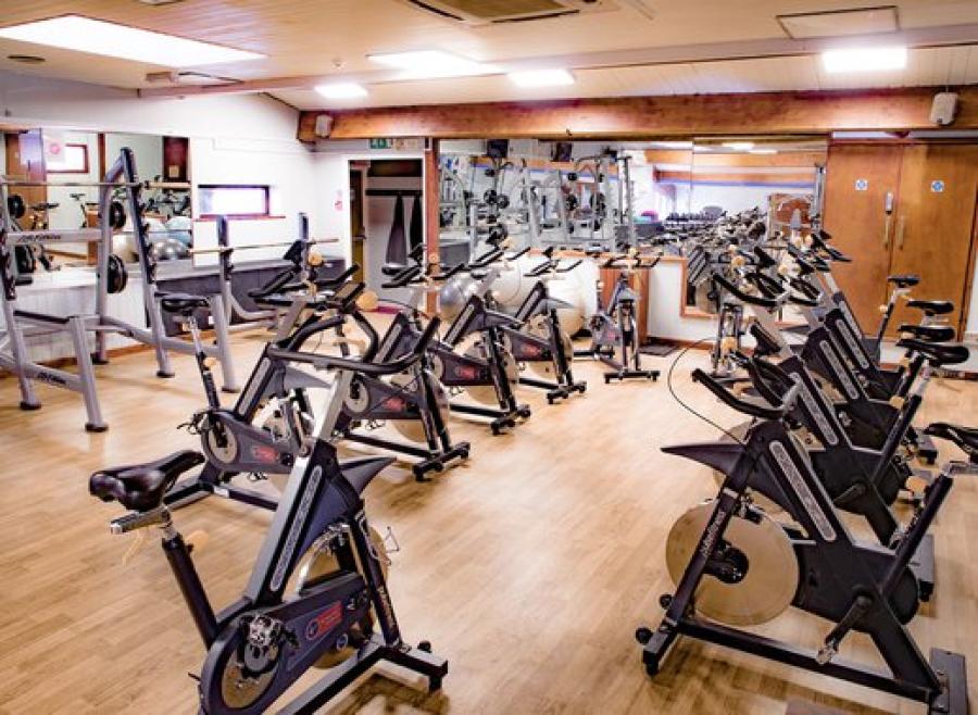 gym at Sandy Balls Holiday Village