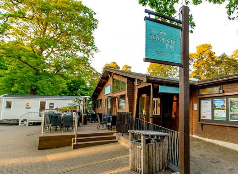 park reception at Sandy Balls Holiday Village