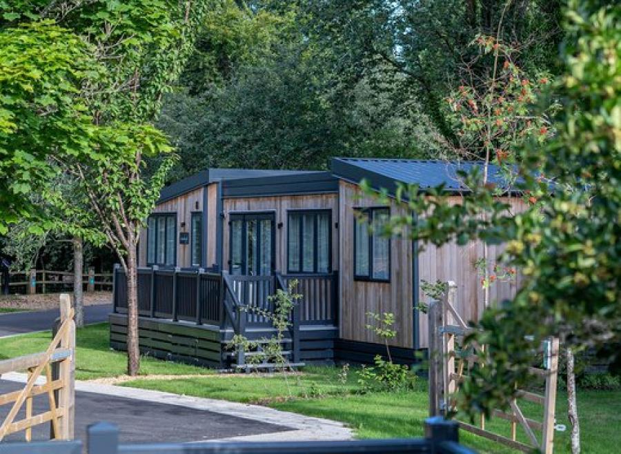 luxury lodges in hampshire at Sandy Balls Holiday Village