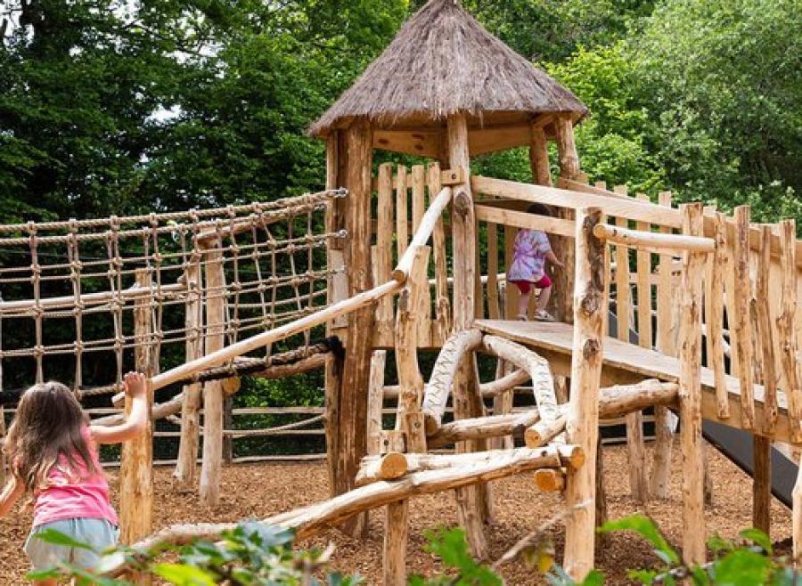 adventure playground at Sandy Balls Holiday Village
