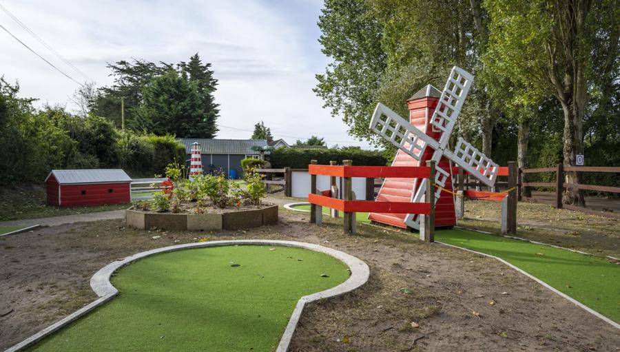 large crazy golf course for the family