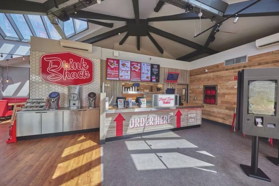 takeaway food on the holiday park