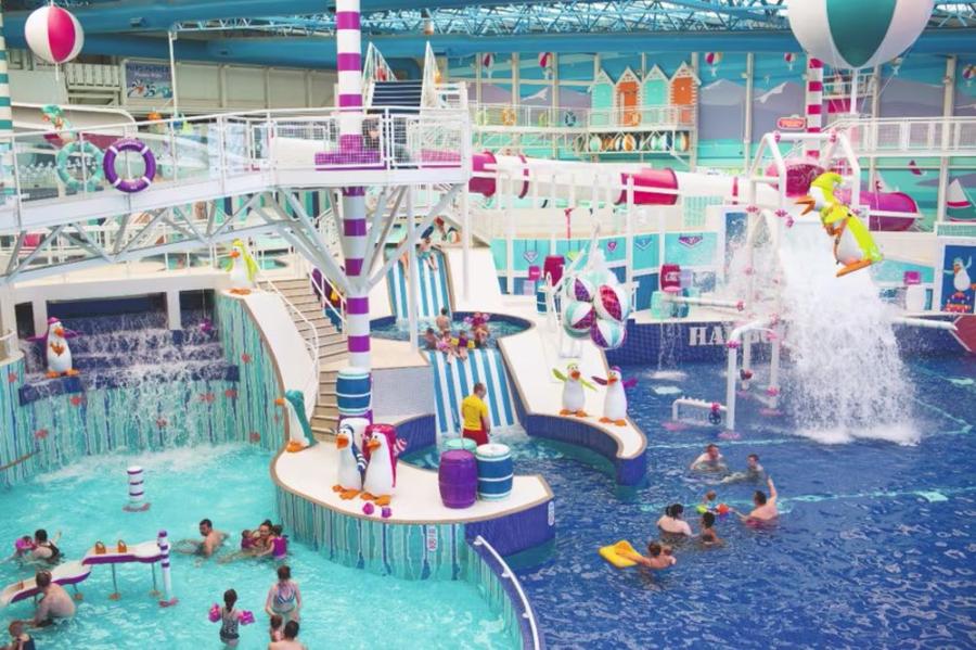 slides, flumes and pools at Craig Tara Holiday Park