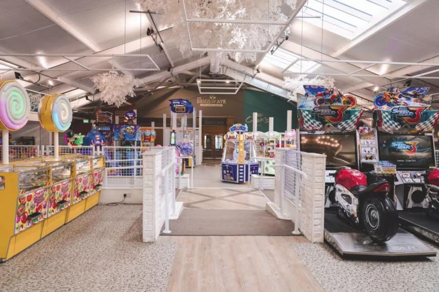 amusement arcade at Craig Tara Holiday Park