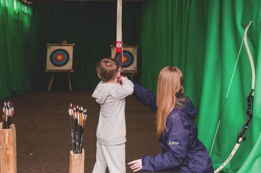 archery lessons on holiday at Craig Tara Holiday Park