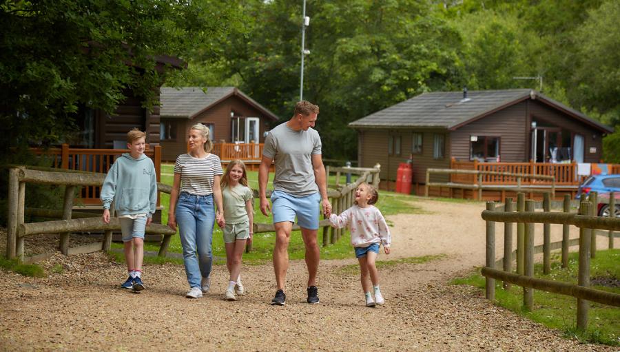 luxury lodges in shanklin at Languard Holiday Park