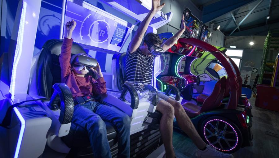 modern arcade games at Ocean Edge Holiday Park