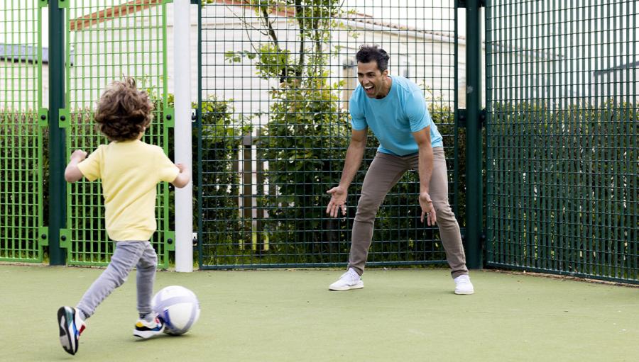 sports area at Ocean Edge Holiday Park