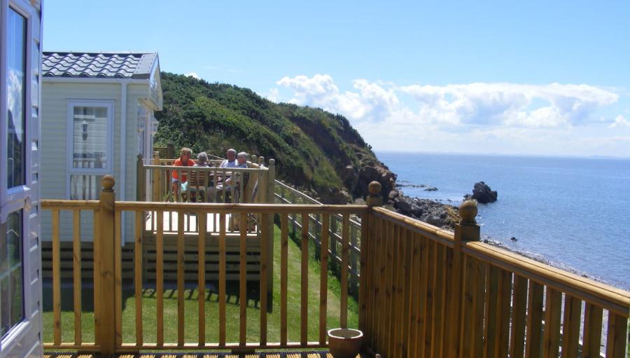 static caravans with sea views in Morecambe
