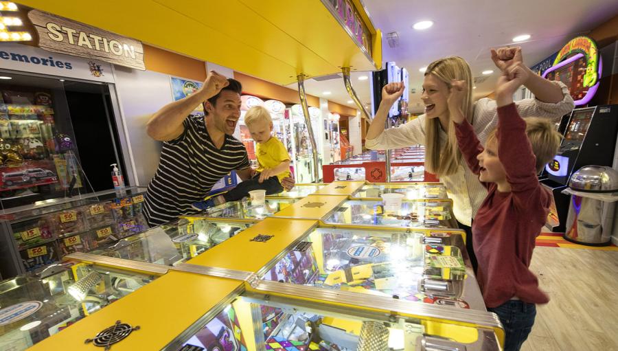 amusement arcade at Ocean Edge Holiday Park