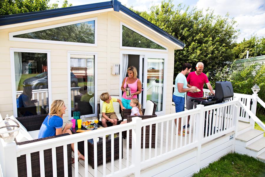 luxury lodges and caravans in Suffolk at Broadland Sands Holiday Park