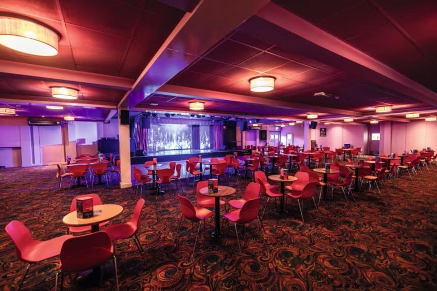 huge indoor entertainment area at Doniford Bay Holiday Park