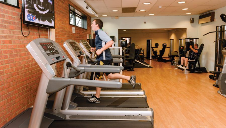 the gym at St Margaret’s Bay Holiday Park