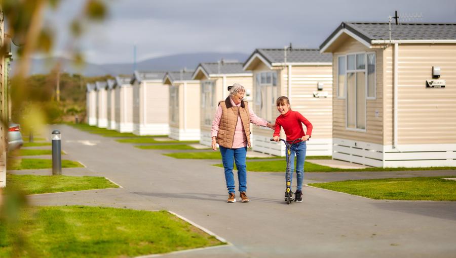 static caravans in Wales at Brynowen Holiday Park