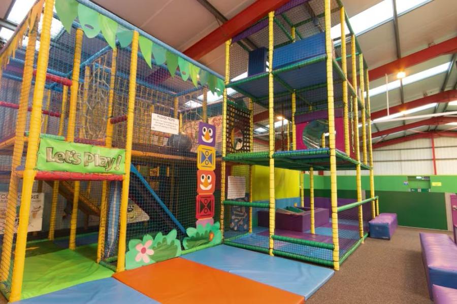 kidds soft play area indoors at Presthaven Beach Resort