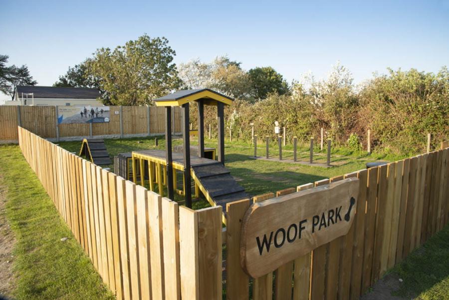 dog woof park at Ty Mawr Holiday Park
