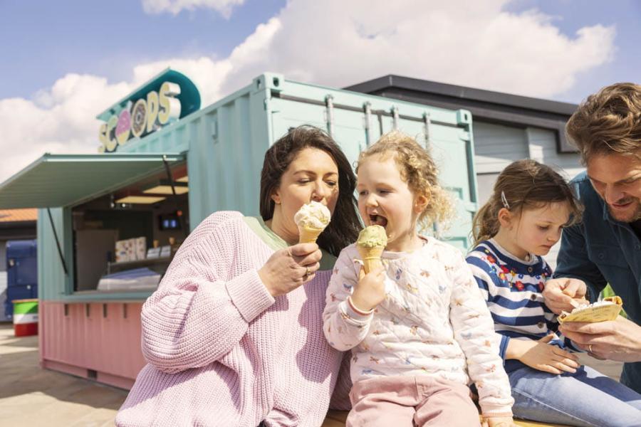 ice creams on holiday