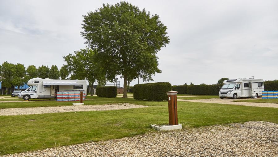 the touring park at Great Yarmouth at Vauxhall Holiday Park
