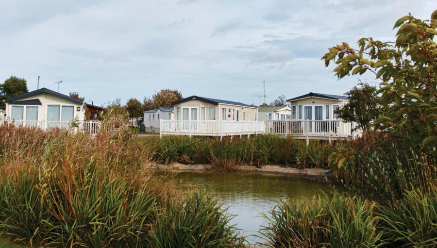 Caravans at Manor Park Holiday Park in Hunstanton