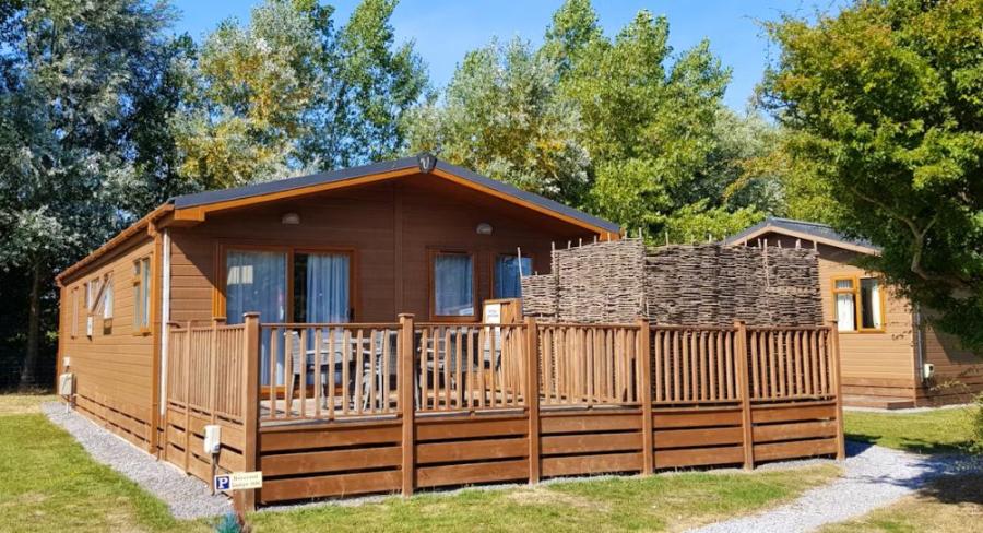 luxury Domserset holiday lodges at Sandy Meadows Lodge Park