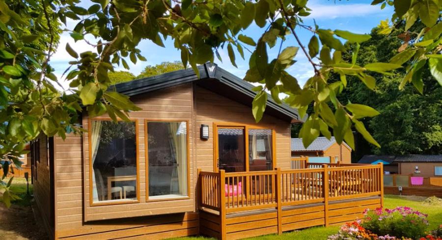 Somerset lodge holiday park at Sandy Meadows Lodge Park