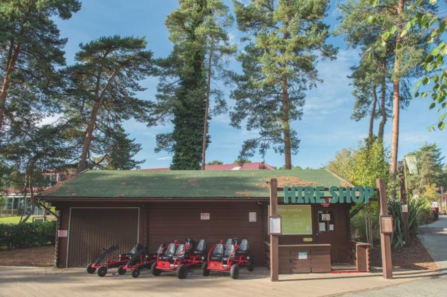 go karting around the park at Wild Duck Holiday Park