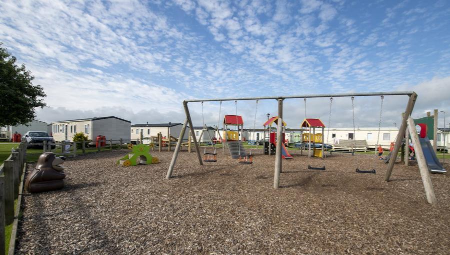 outdoor adventure playground at Barmston Beach Holiday Park