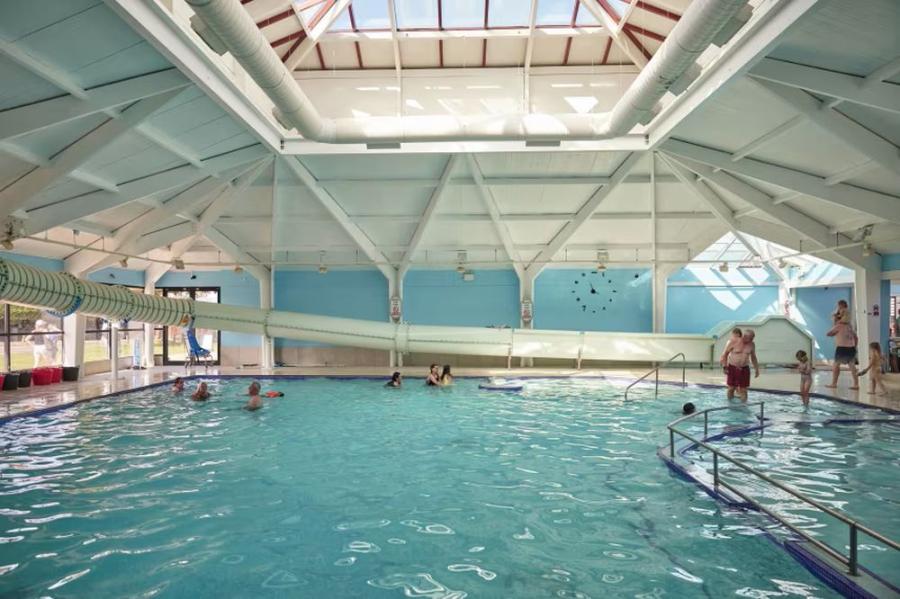 the indoor swimming pool at bognor regis Holiday Park in Sussex