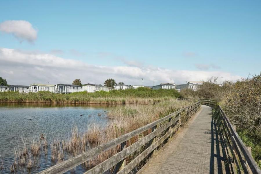 Sussex caravan park with fishing at Church Farm Holiday Park