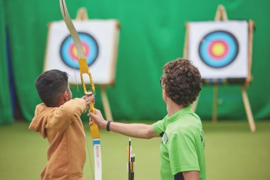 archery for kids at Church Farm Holiday Park