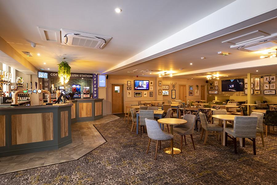 the bar and venue at Coghurst Hall Holiday Park