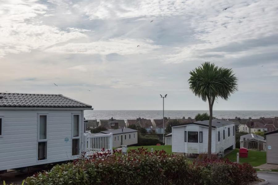 Sussex static caravan site at Combe Haven Holiday Park, Hastings