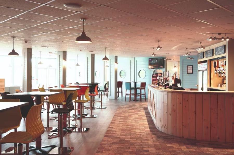 the entertainment venue at Combe Haven Holiday Park