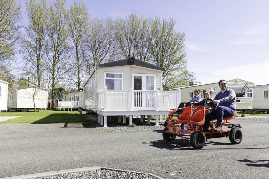 Southview Holiday Park karts around the caravan site