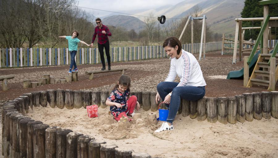 Limefitt Holiday Park kids playground and sand pit