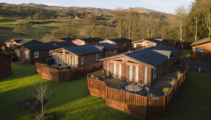 Limefitt Holiday Park lodges in the lake district