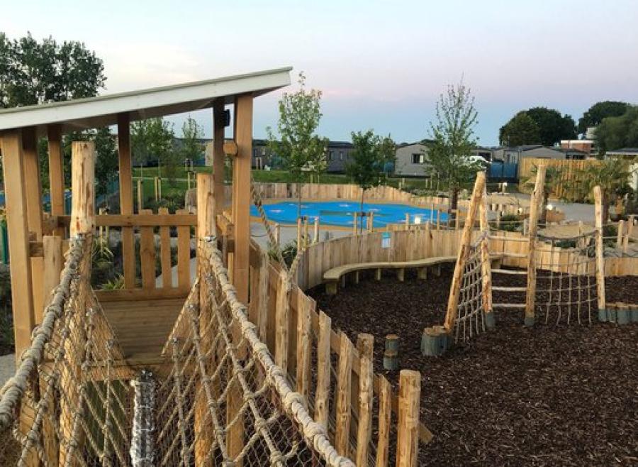 adventure playground at Mill Rythe Holiday Park