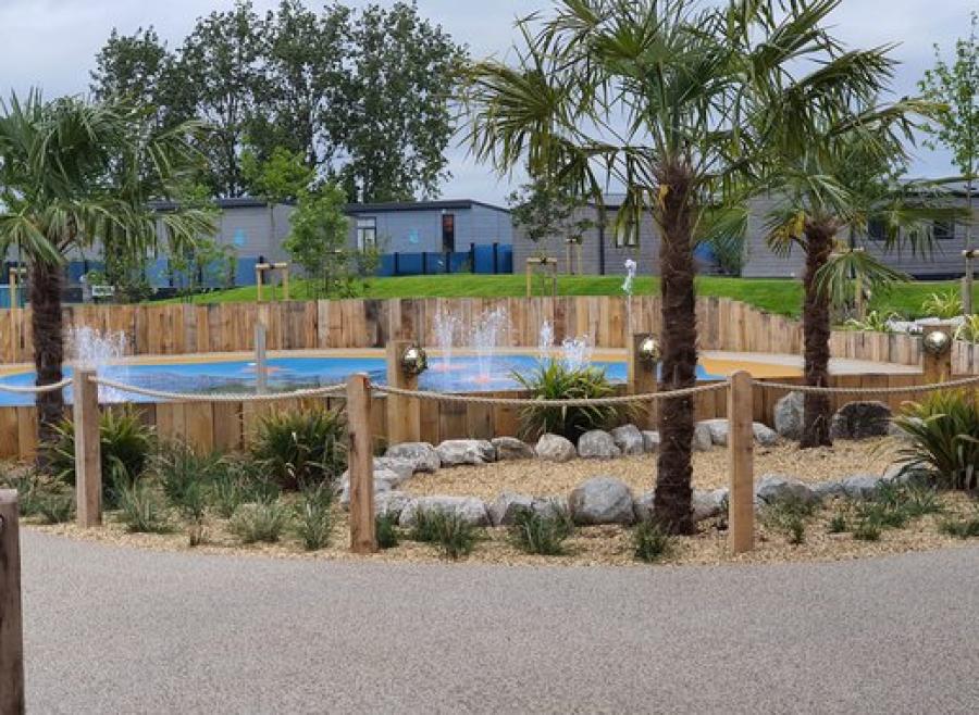 caravan site in Hampshire at Mill Rythe Holiday Park