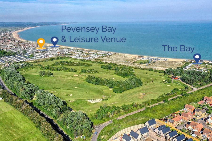 overview of Pevensey Bay Holiday Park