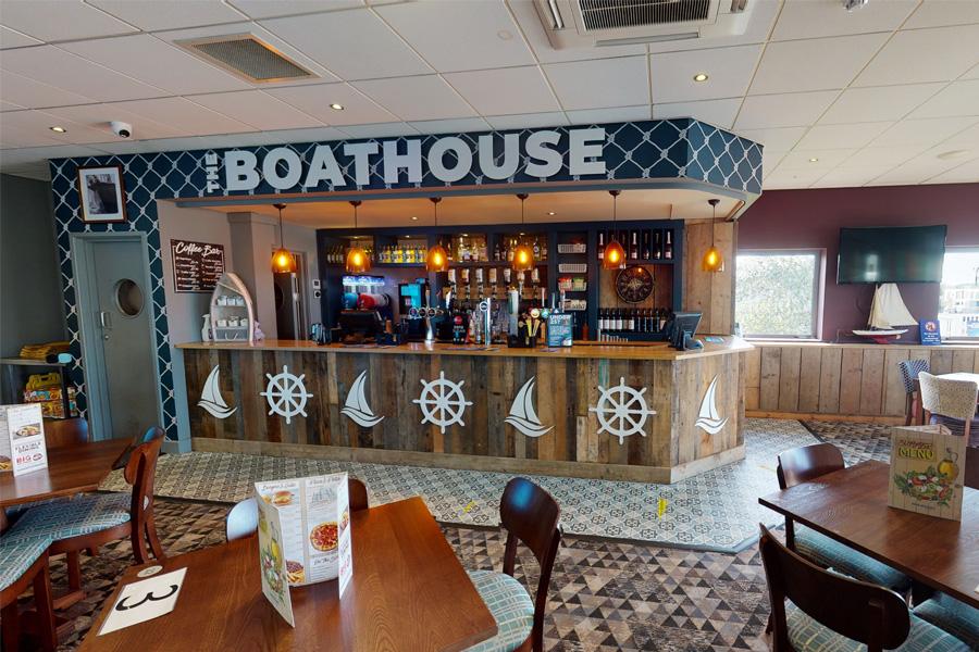 the boathouse restaurant at Pevensey Bay Holiday Park