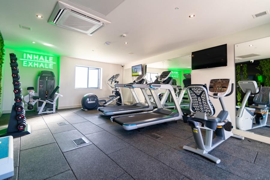 the gym at Rye Harbour Sussex caravan Holiday Park