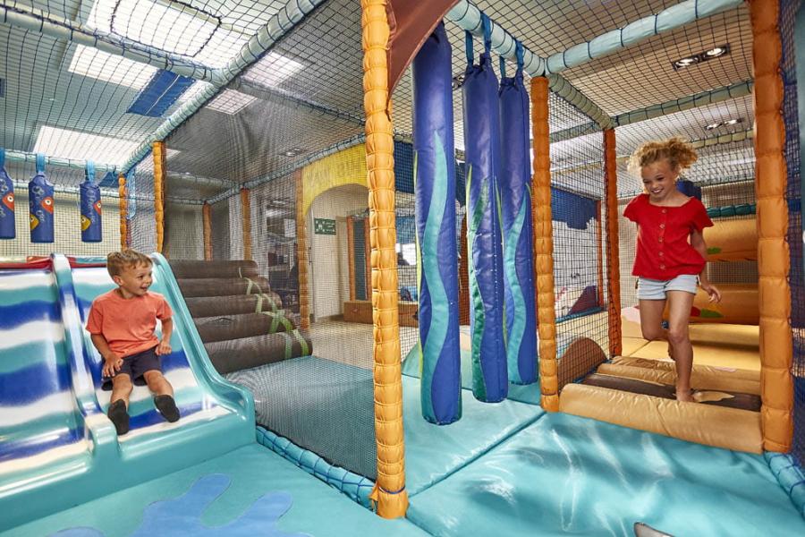 the soft play area at Camber Sands Holiday Park