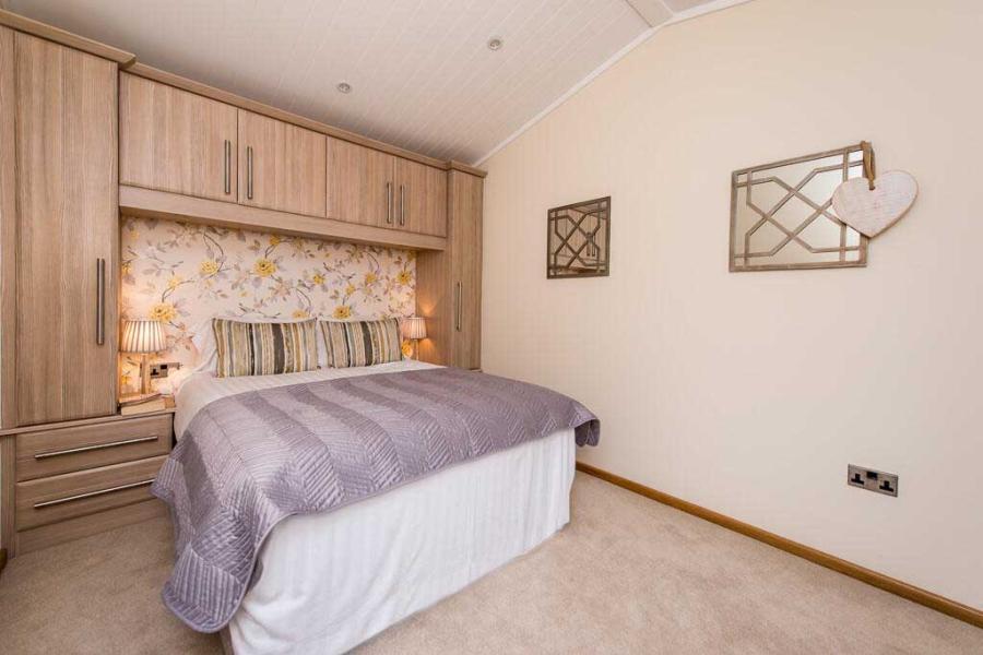 luxury bedrooms in the South Lakeland Leisure Village lodges